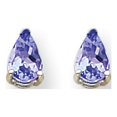 thumbnail image 1 of 14K White Gold Tanzanite Earrings, 1 of 2