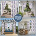 thumbnail image 5 of Purple Gray Leaves Outdoor Curtains for Patio Waterproof,Windproof Privacy Curtains with Weighted Bottom,Summer Tropical Plant Aesthetics Outside Drapes for Picnic Garage Yard Cabana 54"x95" 1 Panel, 5 of 8