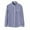 Blue, variant on Men's Classic Checkered Pattern Shirt Button Down Stand Collar Chest Pocket Long Sleeves with Button Cuffs Daily Office Wearing(Dark Gray#1,S)