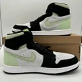 thumbnail image 3 of Ni - ke Ni - ke Air Jordan 1 High Zoom CMFT 2 White Black Green Shoes DV1307-103 Mens NEW, 3 of 5