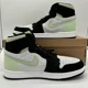 thumbnail image 3 of Ni - ke Ni - ke Air Jordan 1 High Zoom CMFT 2 White Black Green Shoes DV1307-103 Mens NEW, 3 of 5
