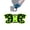 Fluorescent Green, variant on Butterfly Helmet Mount Adapter for GoPro, Insta360, DJI and Other Action Cameras