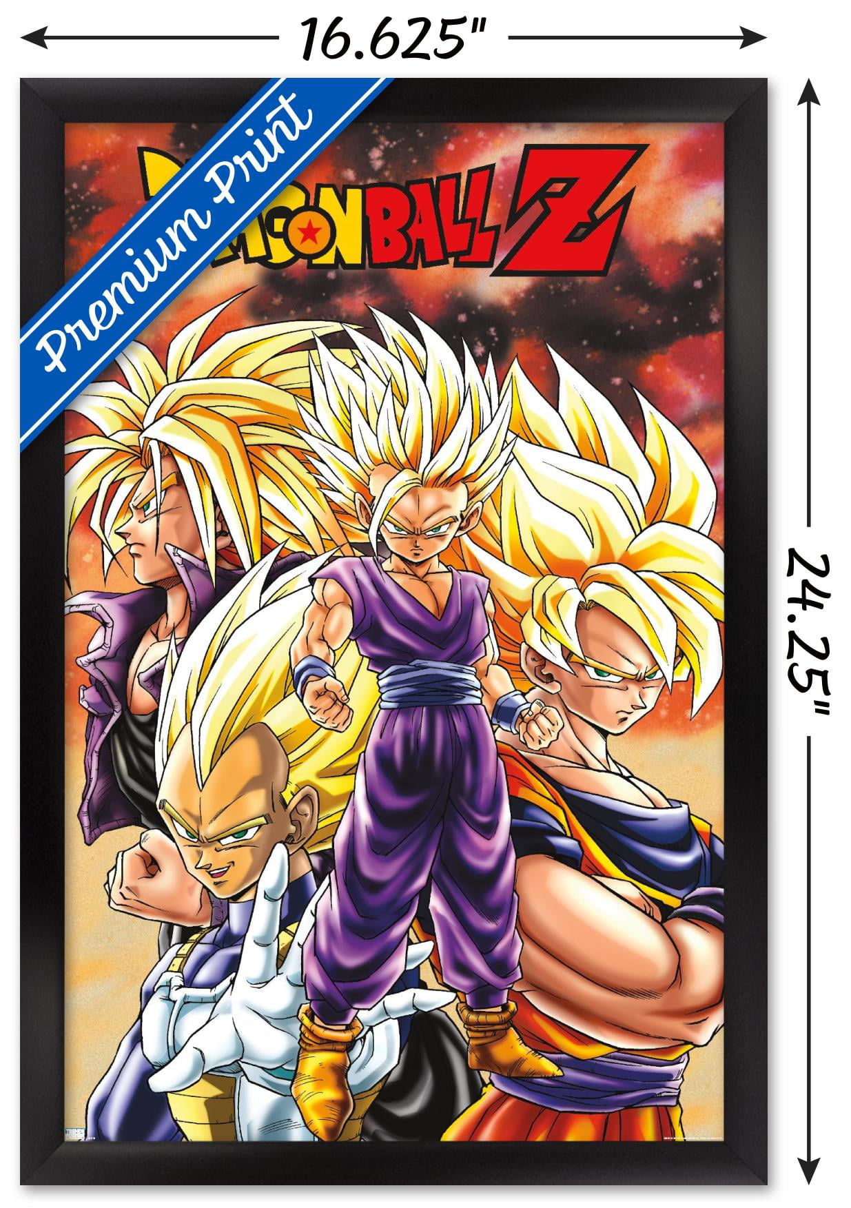 Dragon Ball Z - Pôster de parede Saiyajins