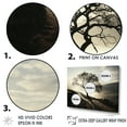 thumbnail image 3 of Designart "Misty Mountain Morning: A Mystery III" Minimalism Floater Framed Wall Art Prints, 3 of 5