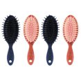 thumbnail image 1 of Miangastore Rounded Comb Design Airbag Hairbrush Black 4Pcs 6.9x2.2x1.2in, 1 of 8