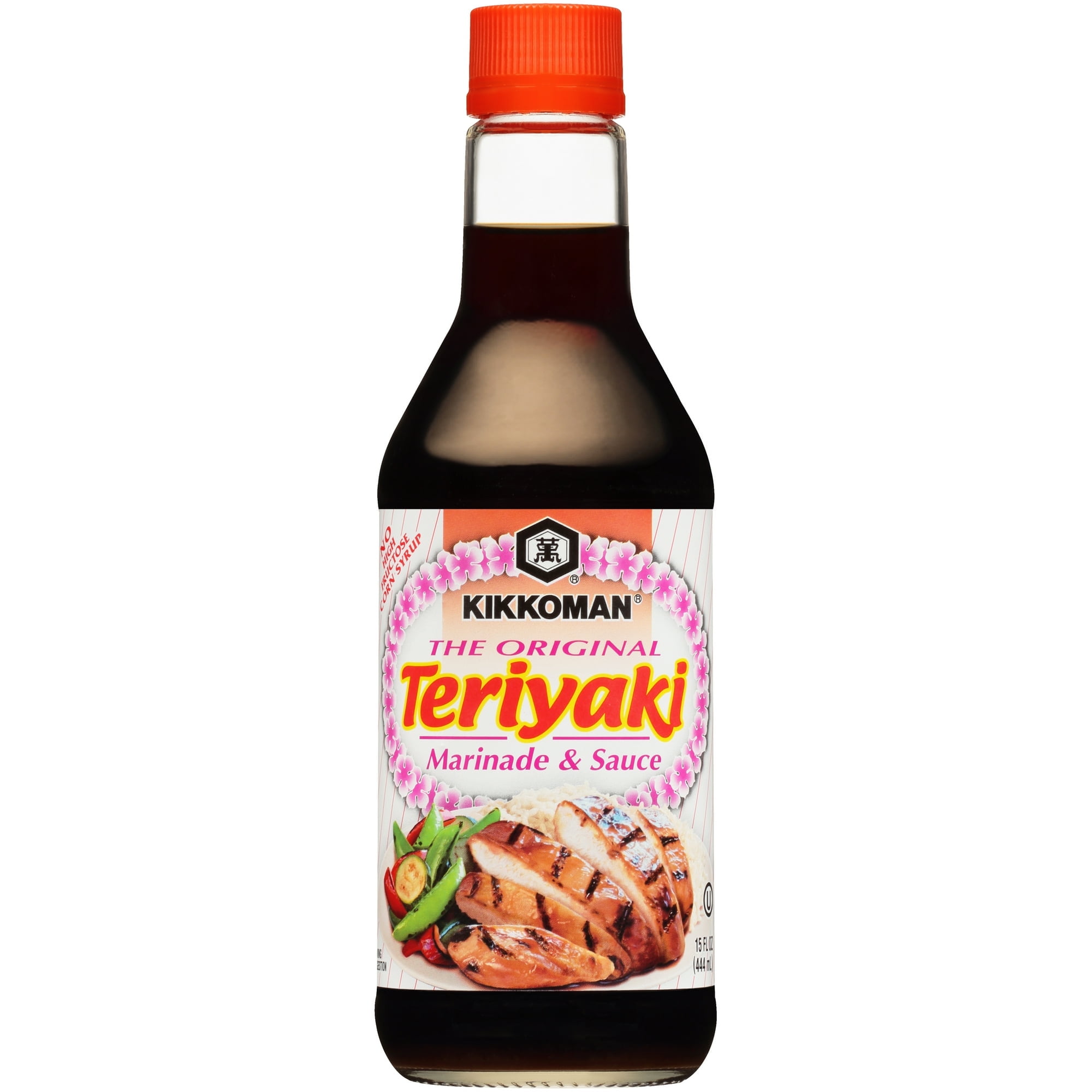 (4 pack) Kikkoman Teriyaki Marinade & Sauce, 15 fl oz Bottle