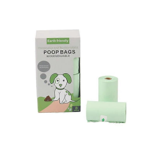 120 Pack Organic Trash Bags, Tear Resistant, Food Waste Bags, 100% Compostable and Biodegradable, Corn Starch.