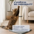 thumbnail image 4 of TRIXIE Parla 24.4 Inch Jute Cat Scratching Post with Plush Base, Gray, 4 of 4