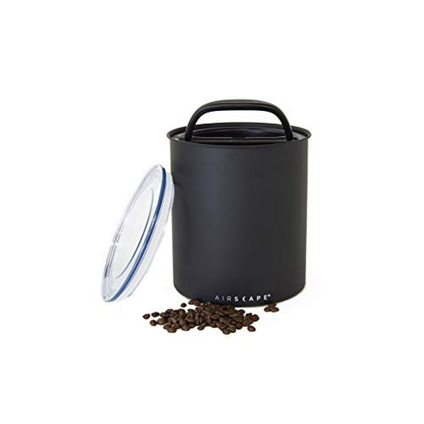 Airscape Coffee Storage Canister (2.5 lb Dry Beans) Big Kilo Size Canister with Patented CO2