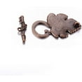 thumbnail image 3 of 10Set Leaf Alloy Toggle Clasps Leaf Necklace Clasps and Closures Red Copper Toggle Clasps Connectors for Handmade Necklace Bracelet Jewelry Making Accessories Toggle: 36x22x4.5mm, 3 of 3