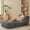 Gray, variant on zyoiszvq Adult Bean Bag Chair with Ottoman,Corduroy Memory Foam Floor Bean Bag Lounger,Lazy Sofa Chair for Living Room,Bedroom
