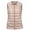 Khaki, variant on Aboser Plus Size Puffer Vest for Women Portable Padded Jacket Warm Lightweight Quilted Coat Sleeveless Zip Up Vests Packable Winter Waistcoat