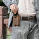 thumbnail image 5 of Funda de cuero para teléfono celular para hombre, funda universal para cintura con trabilla para cinturón, bolsas para teléfono para hombres JM, 5 of 5