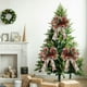 thumbnail image 4 of Adorno Navideño de Lazo de Tela con Lentejuelas y Polvo Glutinoso, Multicapa, para Árbol de Navidad | Accesorios de Alta Gama para Decoración de Escenas - Material: Poliéster | Multicolor - 40 X 35 X, 4 of 6