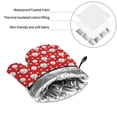 thumbnail image 6 of Pofeuu Cute Baseball Print Oven Mitts and Pot Holders 4 pcs Set,High Heat Resistant 500 Degree Extra Thicken Long Kitchen Cotton Oven Glove for Cooking, 6 of 6