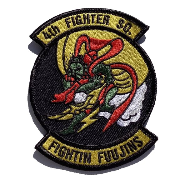 4th Fighter Squadron Fighting Fuujins Patch – Sew On