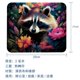 thumbnail image 5 of Alfombrilla de ratón colorida con diseño de flores de mapache: superficie lisa, acolchado grueso y diseño ergonómico para juegos y uso en la oficina., 5 of 7