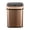 Black+Burgundy, variant on DZT-12-5 Bedroom or Bathroom Automatic Touchless Infrared Motion Sensor Trash Can, 3 Gal 12L, Stainless Steel Base (Rectangular, Black Lid)