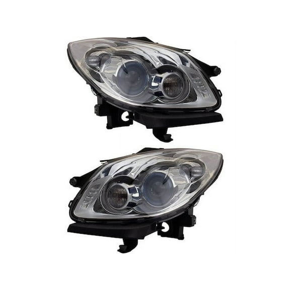 Headlight Assembly Set 2 Piece - Compatible with 2008 - 2012 Buick Enclave 2009 2010 2011
