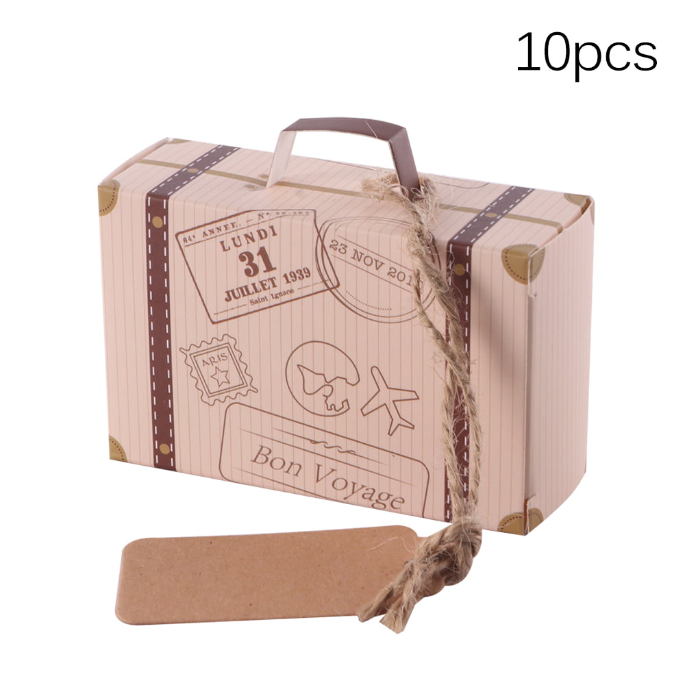 5pcs Mini Suitcase Gift Box - Perfect For Holidays And Wedding