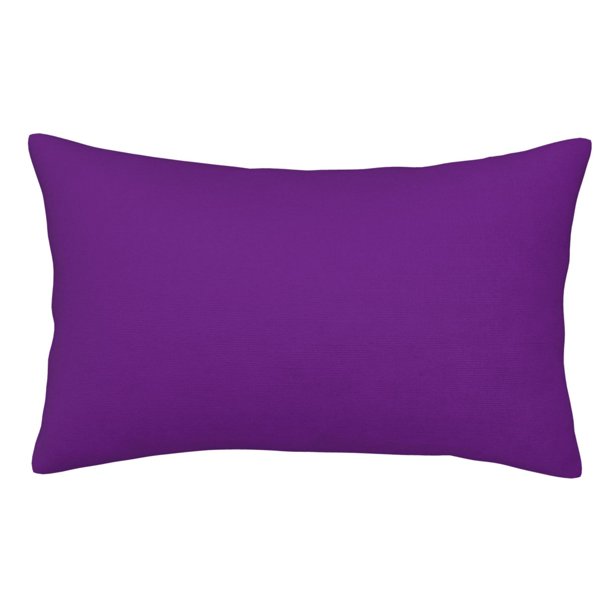Fotbe Purple Funda de Almohada Decorativa Estilo Occidental, Lujo en Algodón, Fundas para Almohadas King, Cojín Estampado para Decoración del Hogar-14"x20"