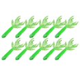 thumbnail image 4 of AR37 80mm 2,3g pesca cebo de gusano suave cola de hoja Artificial simulación señuelo accesorio 2 # verde, 4 of 10