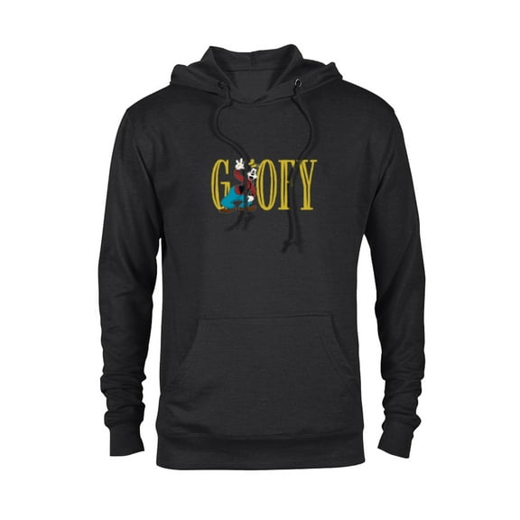 Disney Mickey and Friends Goofy Lettering Classic - Pullover Hoodie for Adults – Customized-Black