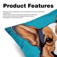 thumbnail image 2 of Corgi Luxurious Velvet Decorative Throw Pillow Covers - Set of 2, Unique Patterns, Available in 16x16, 18x18, and 20x20 Inches for Various Occasions, 2 of 6