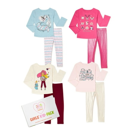365 Kids From Garanimals Girls' Mix & Match Kid-Pack Gift Box, 8-Piece, Sizes 4-10