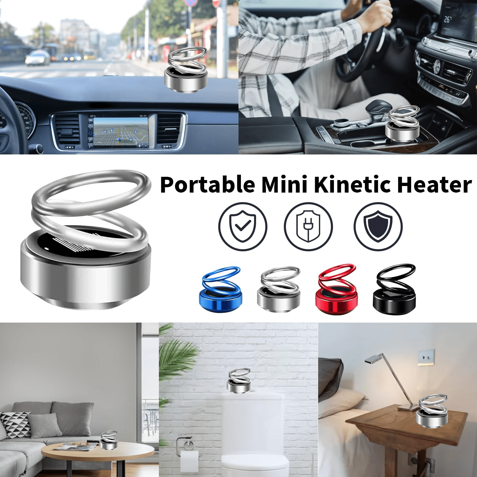 Buy MIQIKO Portable Kinetic Molecular Heater, MIQIKO Kinetic Heater,  Portable Kinetic Mini Heater, Mini Portable Kinetic Heater, MIQIKO Mini  Portable Heater (Black) Online at desertcartAustria