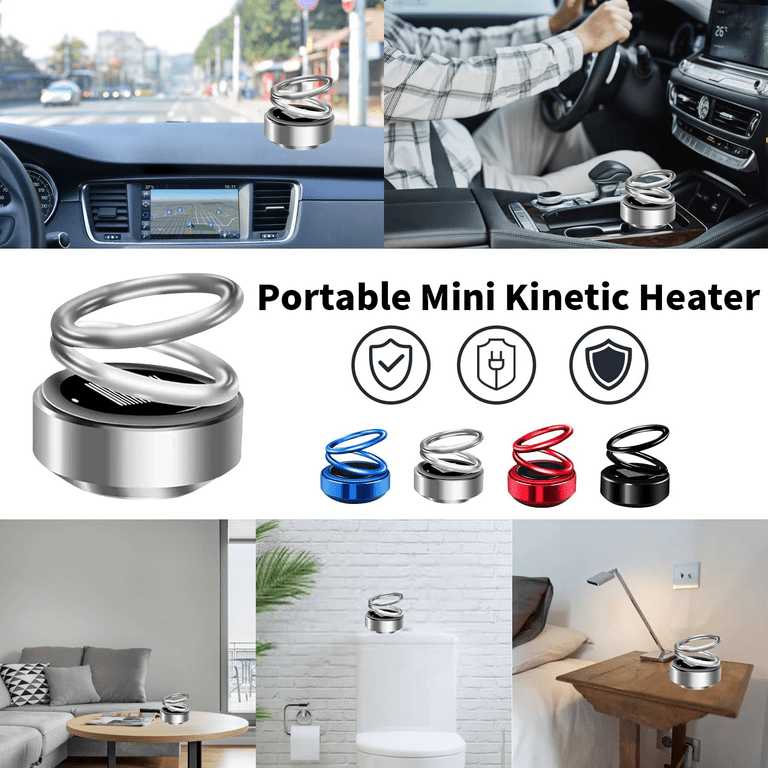 MIQIKO Portable Kinetic Molecular Heater, MIQIKO Kinetic Heater, Portable  Kinetic Mini Heater, Mini Kinetic Heater for Office, Car, Bathrooms  Aromatherapy Ornament 