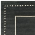 thumbnail image 5 of SAFAVIEH Bella Danita Plain Dotted Bordered Wool Area Rug, Dark Grey/Ivory, 9' x 12', 5 of 7