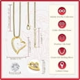 thumbnail image 5 of Love Heart Necklace Gift for Niece with Message Card and Gift Box, Wedding Gift for Her, Forever Love Necklace for Fiance from Aunt, Niece Birthday Gift from Uncle, 5 of 5