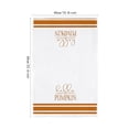 thumbnail image 3 of Fall Halloween Kitchen Towel Set of 2 Fall Pumpkin Striped Kitchen Maple Leaf Hand Towel Kitchen Dish Towel Thanksgiving Dishwashing Bathroom Hand Towel Halloween Decorations, 3 of 6