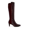 thumbnail image 2 of ALFANI Womens Purple High-Low Almond Toe Stiletto Zip-Up Dress Boots 5.5, 2 of 4