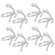 thumbnail image 5 of unbranded 8Ud Plata Para Servilletas Con Ciervo Ideal Para Y Eventos, 5 of 8