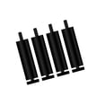thumbnail image 1 of 4x Sofa Feet Metal Furniture Legs Rustproof Adjustable Height Support Leg for Furniture Modern Style Replacement Couch Legs for Table Chair , black 18cm, 1 of 8