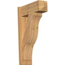 Ekena Millwork 7 1/2"W x 20"D x 32"H Funston Smooth Craftsman Outlooker, Western Red Cedar