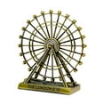 thumbnail image 3 of Abbracc Statue de Roue Rotative Sculpture Moderne pour Étagère de Meuble TV de Table Bronze, 3 of 9
