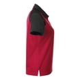 thumbnail image 6 of Team 365 TT21CW Women's Command Snag-Protection Colorblock Polo-SPORT RED/ BLACK-L, 6 of 6