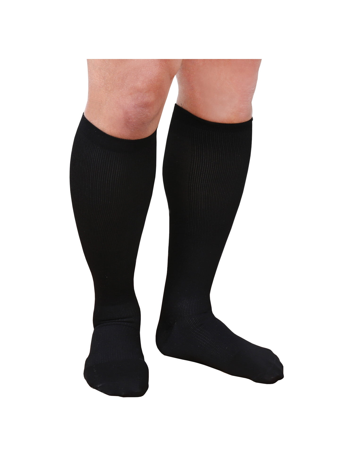 Support Plus Men's Moderate Compression Dress Socks Regular Calf