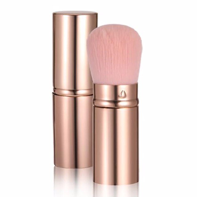relayinert Soft And Comfortable Blush Brush For Flawless Makeup Application Effective Making Up Makeup Brushes Rose red 1Set