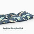 thumbnail image 5 of Toddler Nap Mat with Pillow and Blanket, 100% Cotton Fabric, for Kids Boys Girls in Daycare Kindergarten Preschool, Cute Dinosaur Cartoon on Navy, 5 of 6