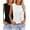 White and Black, variant on Zeagoo Womens 2025 Tank Tops 3 Pack Sleeveless Crew Neck T Shirts Casual Loose Fit Summer Tunic Blouses Tee