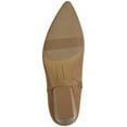 thumbnail image 4 of ALFANI Womens Cognac Brown Padded Armena Pointed Toe Stacked Heel Zip-Up Booties 9.5 M, 4 of 4