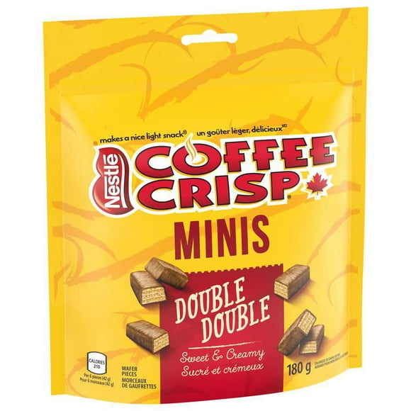 COFFEE CRISP Minis Double double, sachet, 180 g 180 g