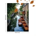 thumbnail image 3 of Cambridge River Punt Boat Canvas Print Wall Art for Living Room Bedroom Office Cafe Hotel Decor, 3 of 8
