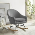 thumbnail image 4 of Mattison Jacquard Rocking Chair, Black, 4 of 7