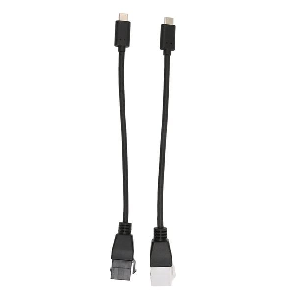 Macho 2 Uds Tipo C Conector Macho A Hembra Macho A Hembra 5Gbps Alta Velocidad Plug And Play ABS Tipo C Adaptador Macho A Hembra
