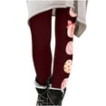 thumbnail image 2 of Lilgiuy Women's Easter Yoga Pants Workout Joggers Cute Easter Eggs Graphic Full Length High Waist Leggings Gifts for Your Family(Wine,L), 2 of 4